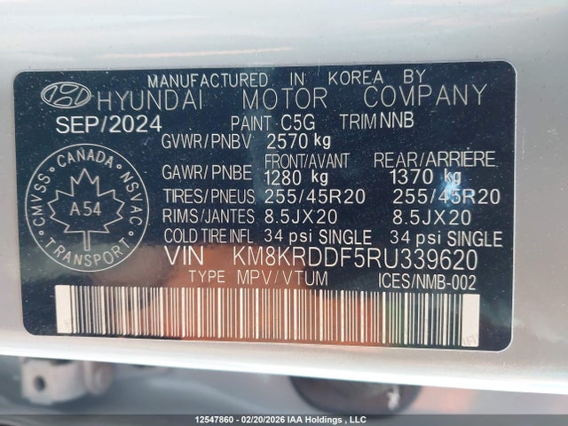 Продаж на аукціоні авто 2024 Hyundai Ioniq 5 Preferred Long Range With Ultimate Package, vin: KM8KRDDF5RU339620, номер лоту: 12547860