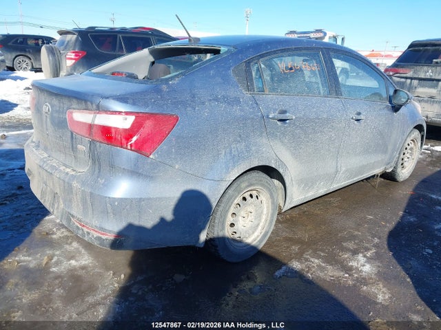 12547867 :رقم المزاد ، KNADM4A37G6653953 vin ، 2016 Kia Rio Ex/ex+ W/sunroof/lx/lx+/lx+ Eco/sx مزاد بيع