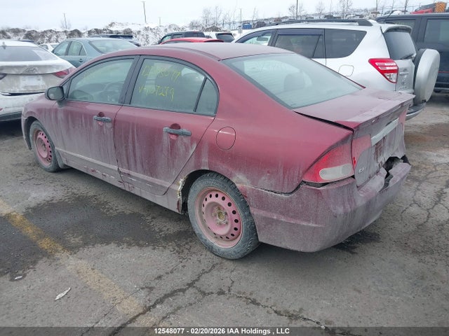 Aukcja sprzedaży 2009 Honda Civic Dx-g, vin: 2HGFA16489H107279, numer aukcji: 12548077