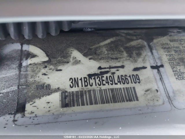 Aukcja sprzedaży 2009 Nissan Versa S/sl, vin: 3N1BC13E49L466109, numer aukcji: 12548161