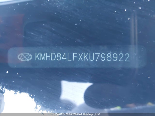 KMHD84LFXKU798922 Hyundai Elantra Sel/value/limited