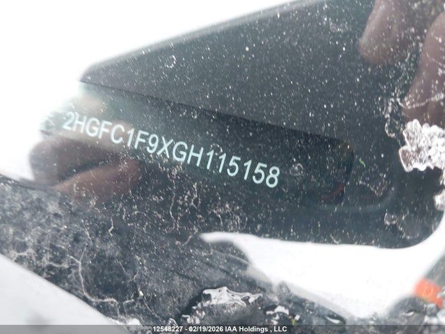 2HGFC1F9XGH115158 Honda Civic Touring
