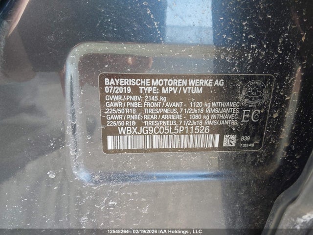 WBXJG9C05L5P11526 BMW X1 Xdrive28i