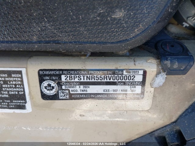 2BPSTNR55RV000002 Skidoo Skidoo