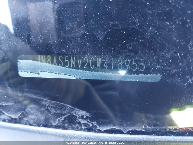 12548351 :رقم المزاد ، JN8AS5MV2CW418955 vin ، 2012 Nissan Rogue S/sv مزاد بيع