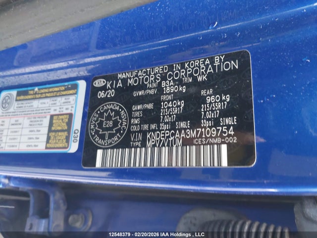 KIA Seltos Lx 2021 KNDEPCAA3M7109754 Image 9
