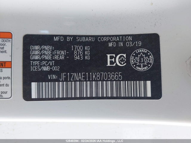 JF1ZNAE11K8703665 Toyota 86 GT