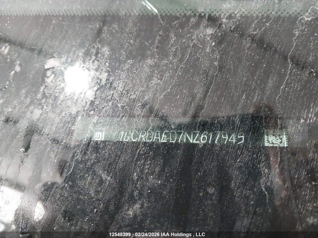Aukcja sprzedaży 2022 Chevrolet Silverado 1500 Work Truck, vin: 1GCRDAED7NZ617945, numer aukcji: 12548399