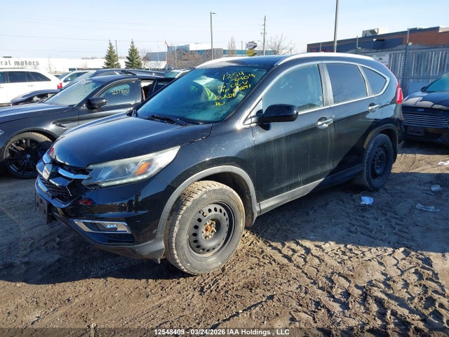 12548409 :رقم المزاد ، 5J6RM4H96FL806691 vin ، 2015 Honda Cr-v Touring مزاد بيع