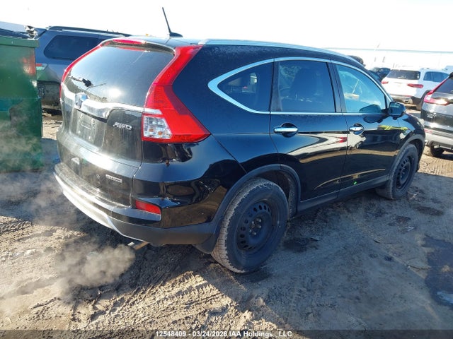 12548409 :رقم المزاد ، 5J6RM4H96FL806691 vin ، 2015 Honda Cr-v Touring مزاد بيع