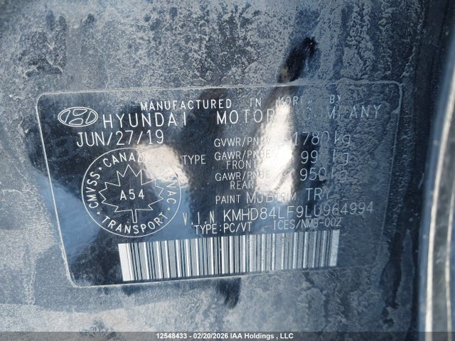KMHD84LF9LU964994 Hyundai Elantra Preferred Auto Ivt