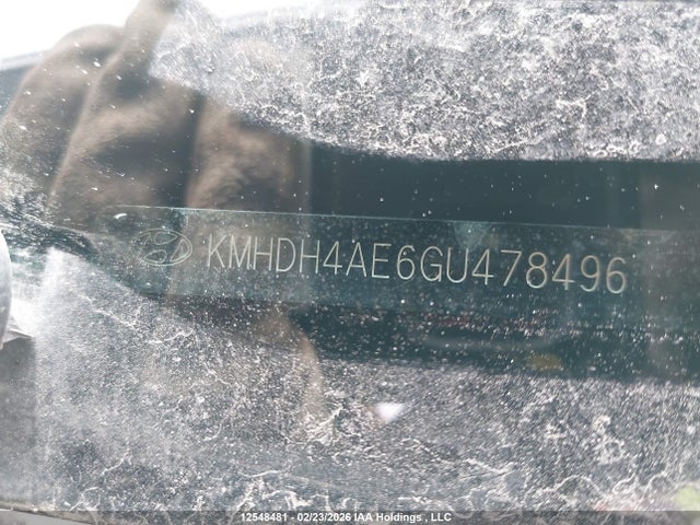 Продаж на аукціоні авто 2016 Hyundai Elantra, vin: KMHDH4AE6GU478496, номер лоту: 12548481