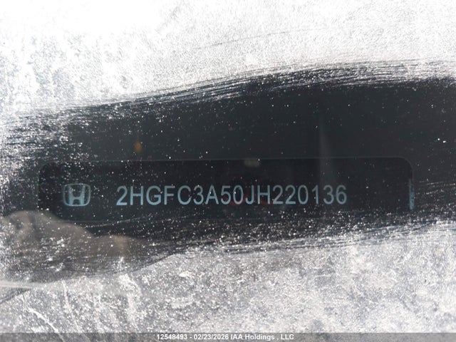 2HGFC3A50JH220136 Honda Civic Si Si