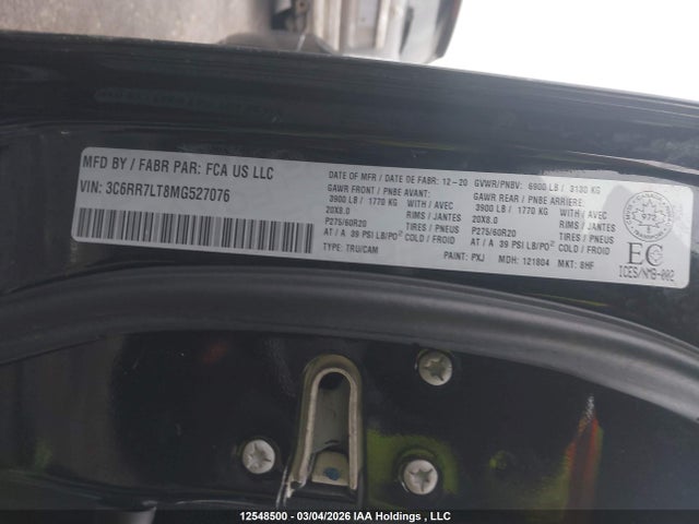 RAM 1500 Classic Slt 2021 3C6RR7LT8MG527076 Image 18