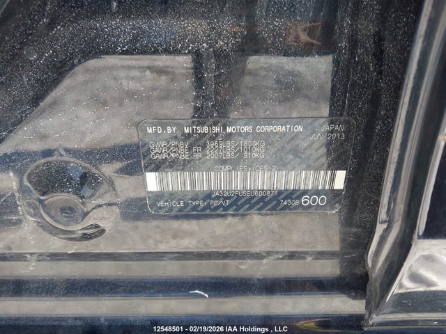 Mitsubishi Lancer 2014 JA32U2FU5EU600871 Image 9