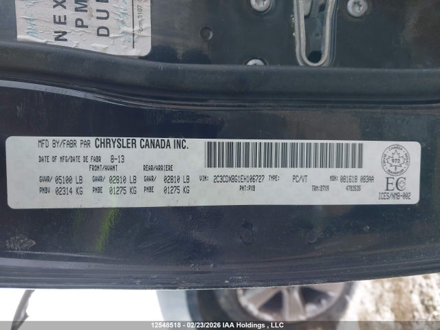 2C3CDXBG1EH106727 Dodge Charger Se