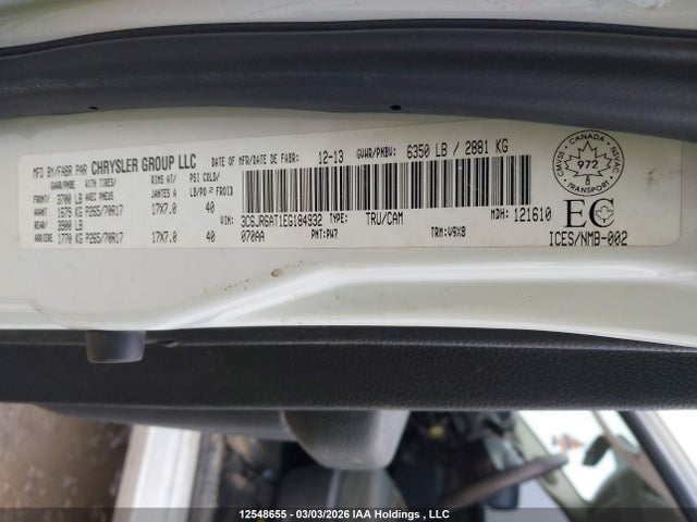3C6JR6AT1EG184932 RAM 1500 St
