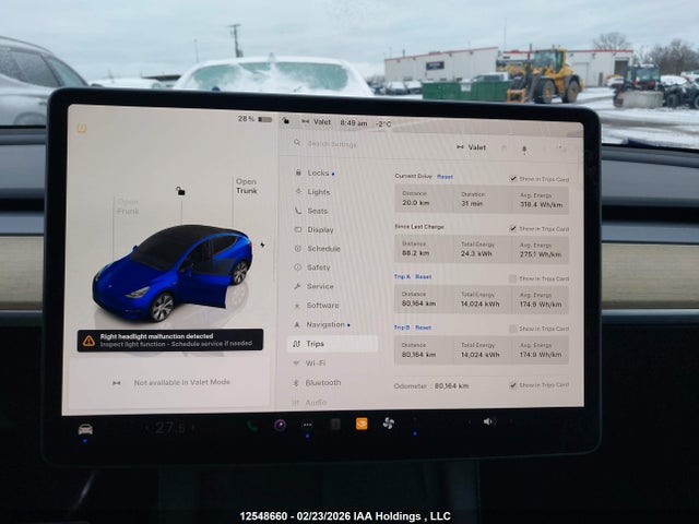 LRWYGDFD2PC966260 Tesla Model Y Rwd