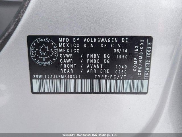 3VWLL7AJ4EM318371 Volkswagen Jetta 2.0 Tdi Highline/2.0 Tdi Trendline+
