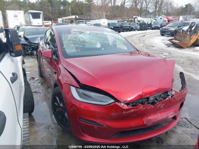 Продажа на аукционе авто 2023 Tesla Model X Plaid, vin: 7SAXCBE6XPF408986, номер лота: 12548709