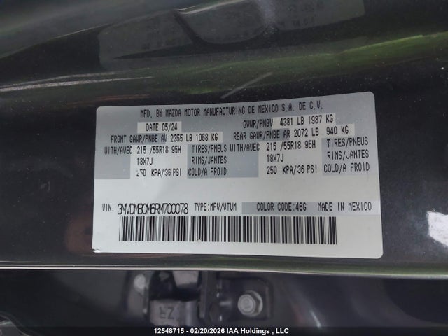 Mazda Cx-30 Preferred 2024 3MVDMBCM6RM700078 Image 9