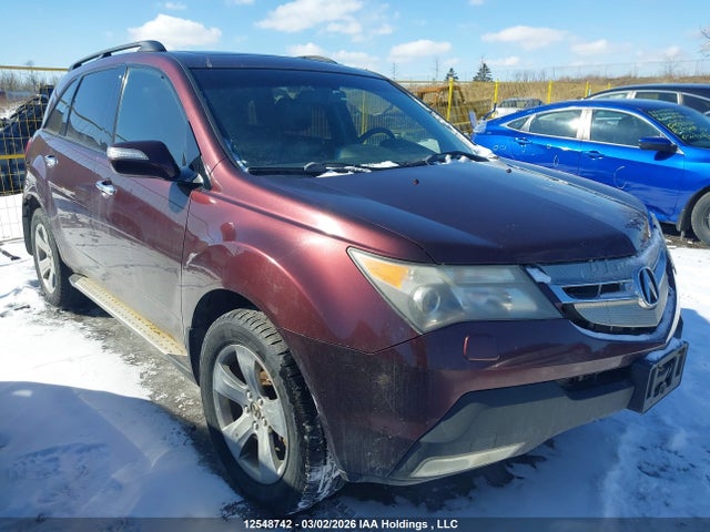 12548742 :رقم المزاد ، 2HNYD288X8H005138 vin ، 2008 Acura Mdx Sport مزاد بيع