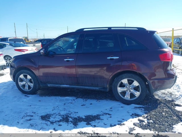 12548742 :رقم المزاد ، 2HNYD288X8H005138 vin ، 2008 Acura Mdx Sport مزاد بيع