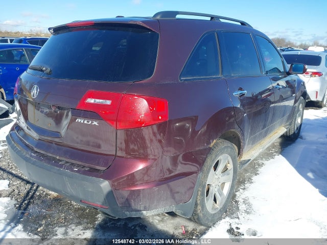 12548742 :رقم المزاد ، 2HNYD288X8H005138 vin ، 2008 Acura Mdx Sport مزاد بيع