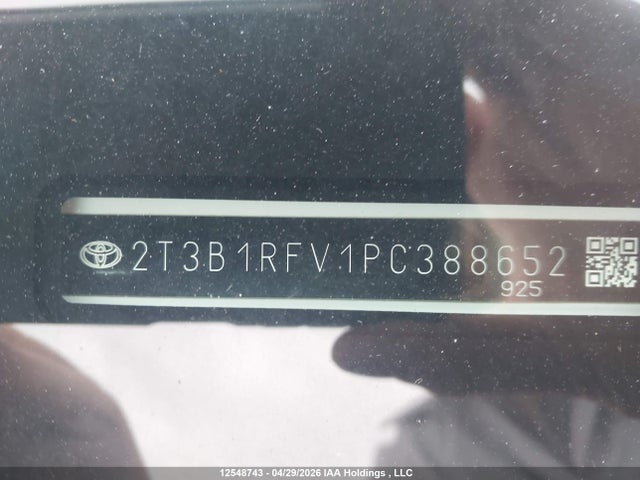 Продажа на аукционе авто 2023 Toyota Rav4, vin: 2T3B1RFV1PC388652, номер лота: 12548743