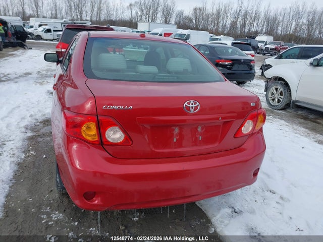 12548774 :رقم المزاد ، 2T1BU40E49C165598 vin ، 2009 Toyota Corolla S/le/xle مزاد بيع