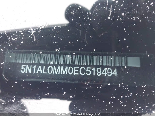 5N1AL0MM0EC519494 Infiniti QX60