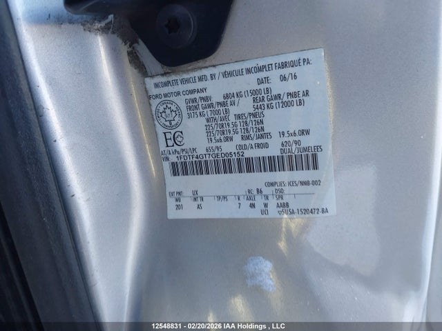 1FDTF4GT7GED05152 Ford F450 Super Duty