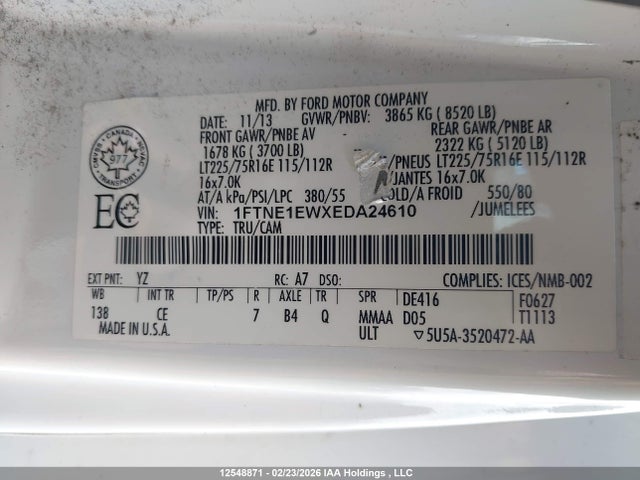1FTNE1EWXEDA24610 Ford E-150 Commercial