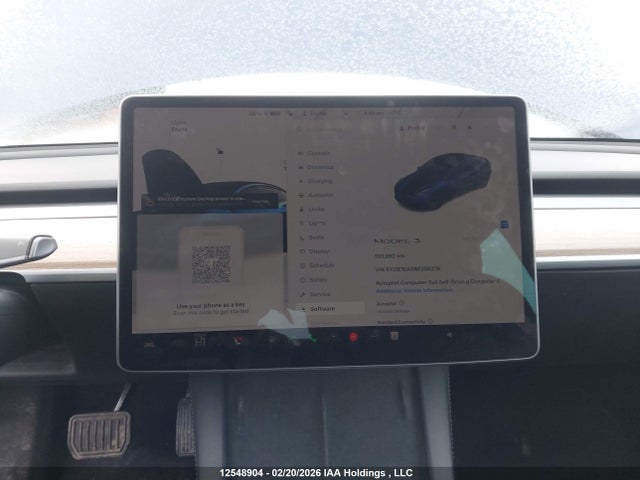 5YJ3E1EAXNF258279 Tesla MODEL 3