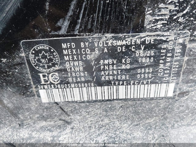3VWEX7BU2SM096916 Volkswagen JETTA SE