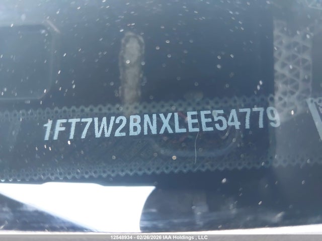 Продаж на аукціоні авто 2020 Ford F250 Super Duty, vin: 1FT7W2BNXLEE54779, номер лоту: 12548934