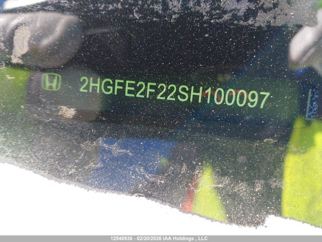 2HGFE2F22SH100097 Honda Civic Lx
