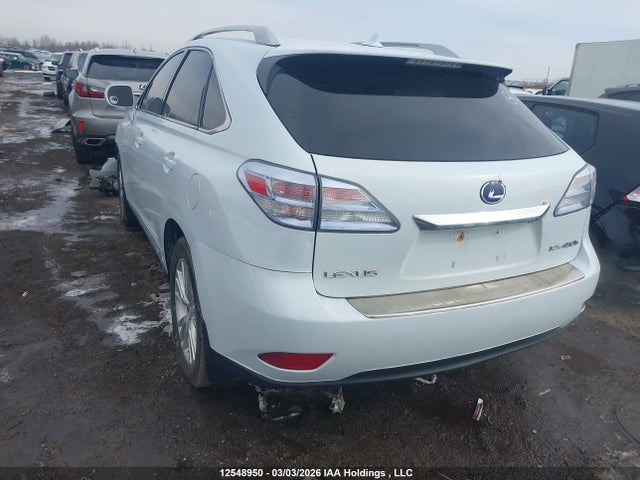 12548950 :رقم المزاد ، JTJBC1BA9A2405062 vin ، 2010 Lexus Rx 450h مزاد بيع