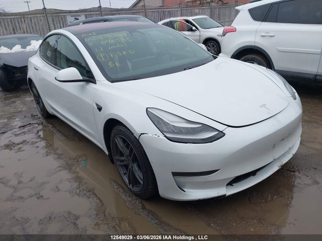 Aukcja sprzedaży 2021 Tesla Model 3 Standard Range/standard Range Plus, vin: 5YJ3E1EAXMF848593, numer aukcji: 12549029