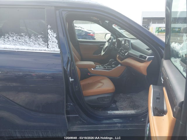 2023 Toyota Highlander Hybrid Limited მანქანა იყიდება აუქციონზე, vin: 5TDEBRCH0PS105537, აუქციონის ნომერი: 12549048