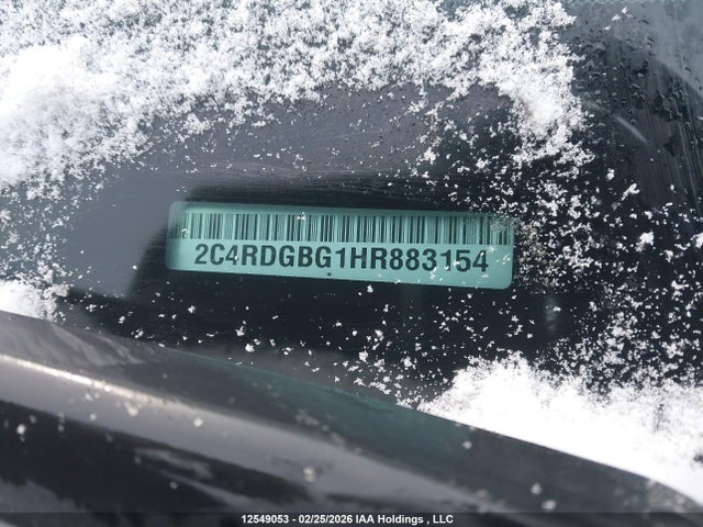 Aukcja sprzedaży 2017 Dodge Grand Caravan Cvp/sxt, vin: 2C4RDGBG1HR883154, numer aukcji: 12549053