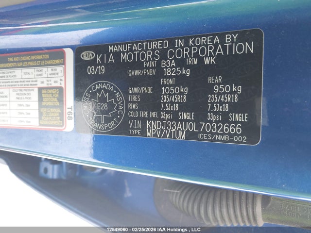 KNDJ33AU0L7032666 KIA SOUL EX