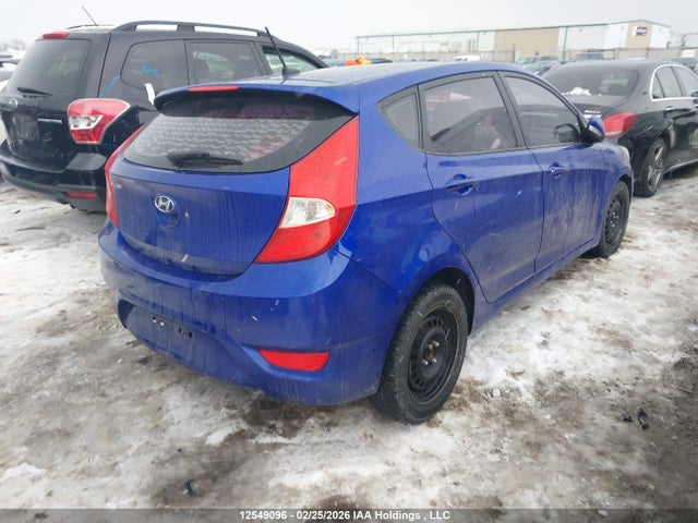 12549096 :رقم المزاد ، KMHCU5AE7CU009733 vin ، 2012 Hyundai Accent Gls مزاد بيع