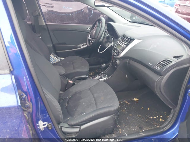12549096 :رقم المزاد ، KMHCU5AE7CU009733 vin ، 2012 Hyundai Accent Gls مزاد بيع