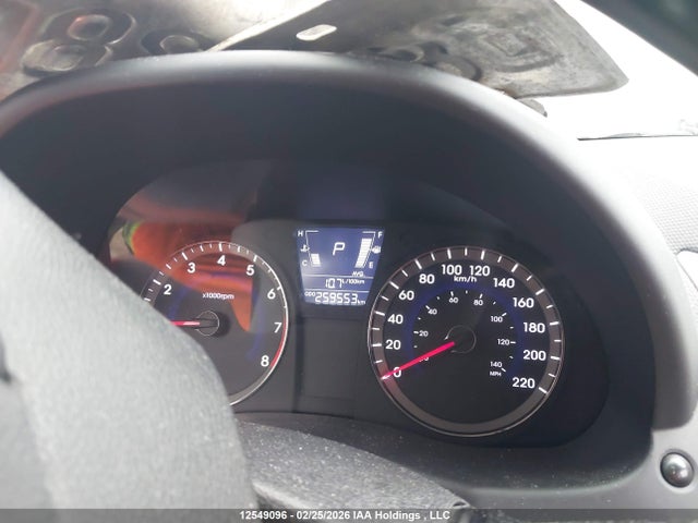 12549096 :رقم المزاد ، KMHCU5AE7CU009733 vin ، 2012 Hyundai Accent Gls مزاد بيع