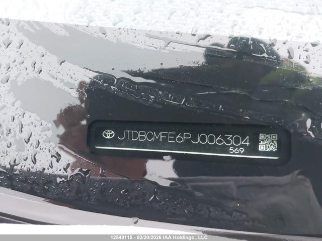 Продаж на аукціоні авто 2023 Toyota Corolla Le/se/xle, vin: JTDBCMFE6PJ006304, номер лоту: 12549115