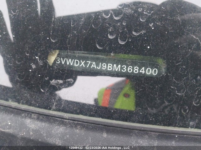 Продажа на аукционе авто 2011 Volkswagen Jetta Se, vin: 3VWDX7AJ9BM368400, номер лота: 12549132