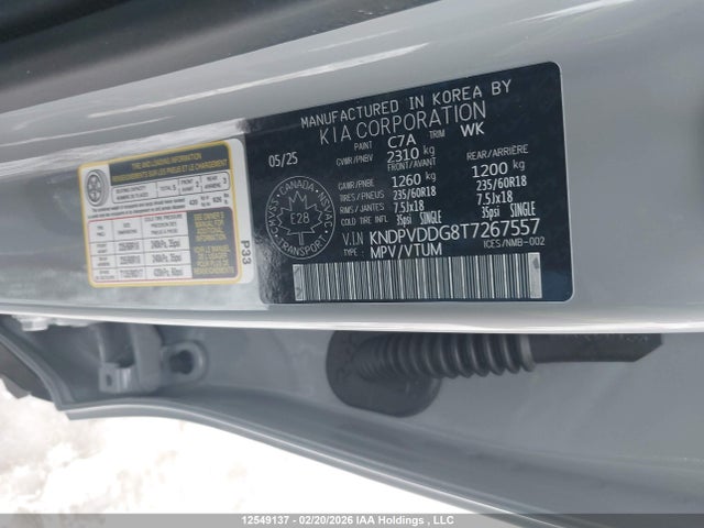 KNDPVDDG8T7267557 KIA SPORTAGE HYBRID