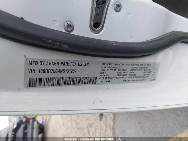 1C6RR7LG4NS131207 RAM 1500 Classic Slt