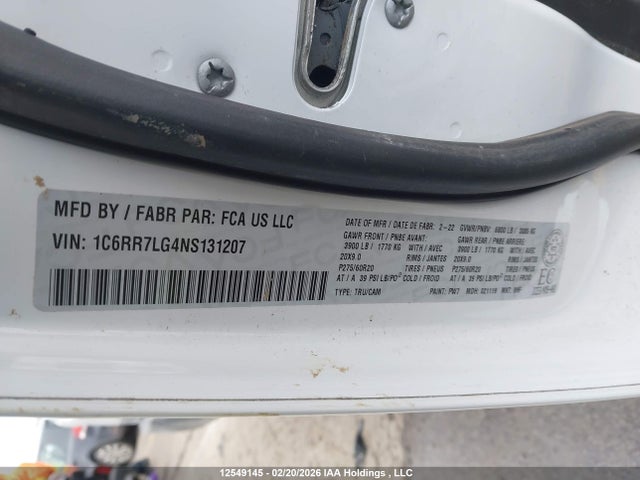 1C6RR7LG4NS131207 RAM 1500 Classic Slt